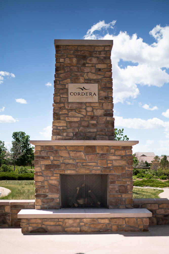 stone outdoor chimney